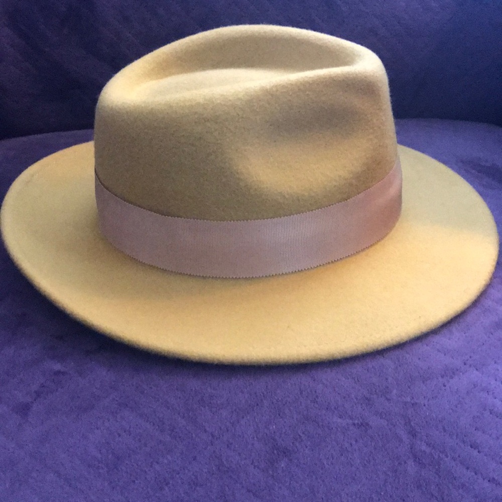 Aldo yellow fedora hat